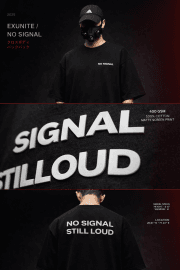 NO SIGNAL Oversized T-Shirt - Image 4