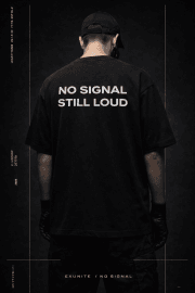 NO SIGNAL Oversized T-Shirt - Image 2