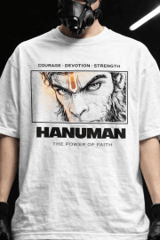 HANUMAN – The Power of Faith | Oversized Tee - Image 2