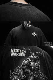 NEOTECH WARDEN Oversized T-Shirt - Image 4