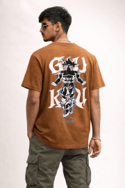 Exunite Ascend Aura Oversized Tee – Desert Brown