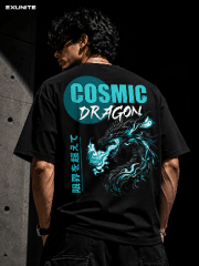 Cosmic Dragon Oversized Terry Tee