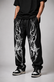 EXUNITE NOCTRA TRIBAL TRACKPANTS