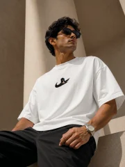 Shadow Sovereign™ Embroidered Oversized Terry Tee - Image 3